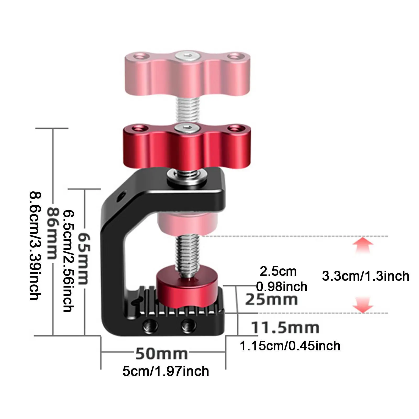 กล้อง CLAMP Mount Stabilizer อเนกประสงค์ Professional ใช้งานง่าย Stable กล้องคลิปสําหรับกล้องขาตั้งกล้อง DSLR Rig