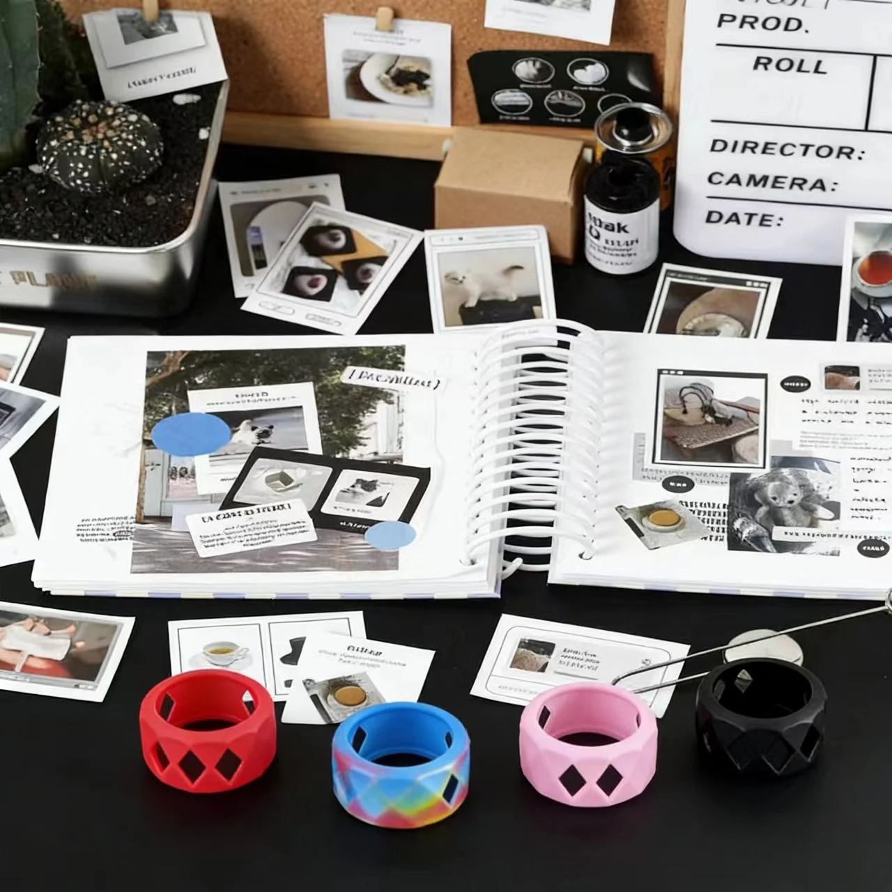 office-bulb-fat-mesh-bubble-silicon-protective-sleeve-anti-slip-position-ring-rubber-decorative-band-templates-glass-cover