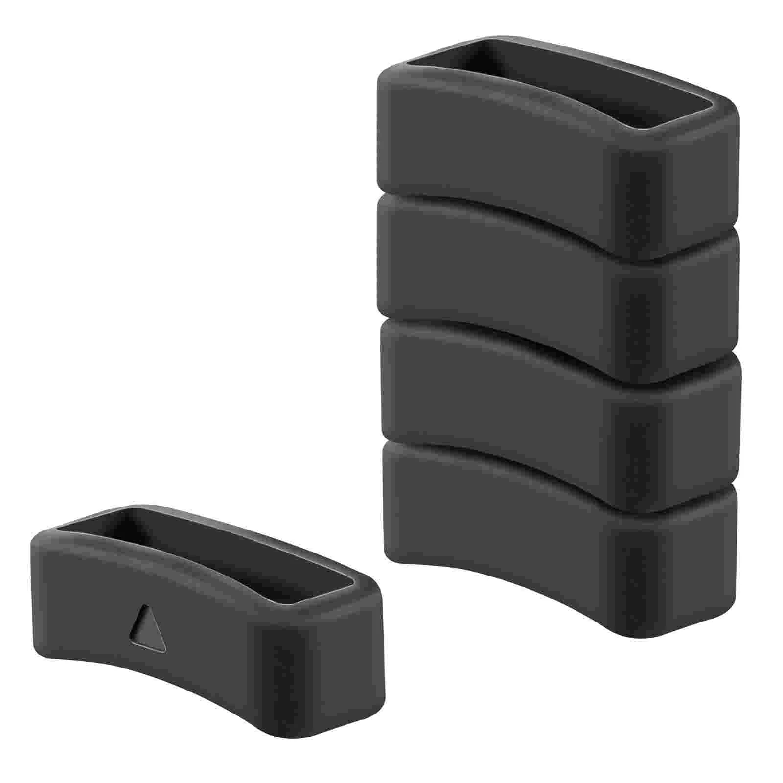 

Watch Band Strap Loops Bands Holder for Watches Electronic Silicone Ring Accessories