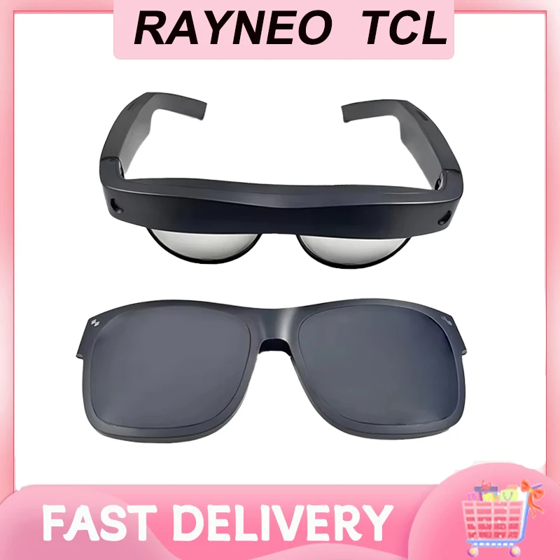 TCL NXTWEAR S / TCL RayNeo Air 1S XR Glasses Micro OLED Display 1080P 2D Mode / 3D Mode / Removable Front Lenses 130 Inch Gia