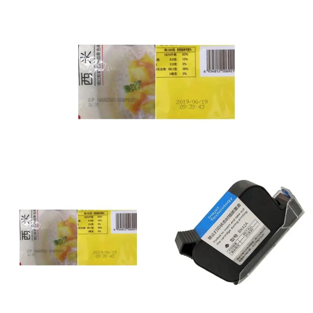 

12.7mm Solvent Fast Drying Quick Drying Cartridge BK42A 42ml 600DPI