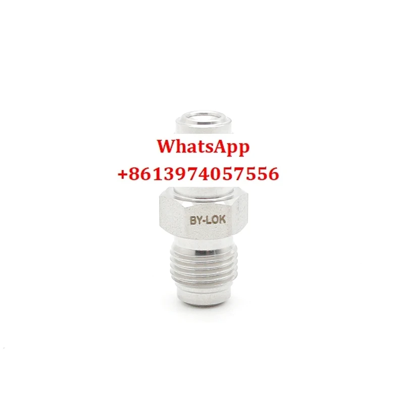 

316L stainless steel VCR male head paired with 1/4vcr double outer wire and 1/2vcr external thread nut, semiconductor EP grade