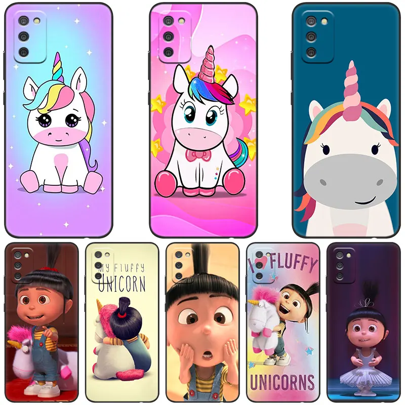 My Unicorn Agnes Case For Samsung Galaxy A03S A01 Core A21S A02S A10S A11 A20S A20E A30 A31 A40 A41 A6 A7 A8 A9 2018 A5 2017