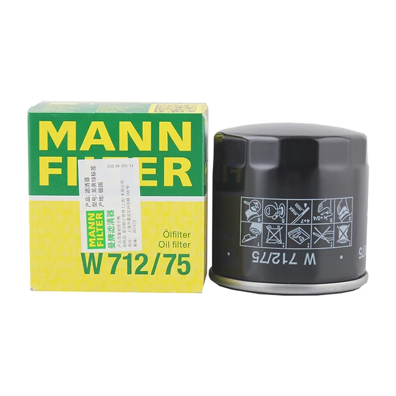 MANN FILTER W712/75 W712/75M Oil Filter For CHEVROLET Captiva DAEWOO GM Nubira I BUICK Excelle Encore OPEL Corsa 96879797 650401