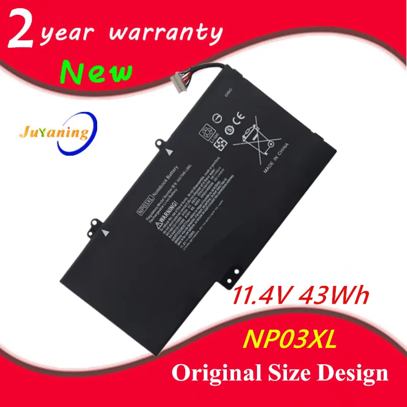 

NP03XL Laptop battery For HP Pavilion TPN-Q146 TPN-Q147 TPN-Q148 TPN-Q149 HSTNN-LB6L 760944-421 HSTNN-UB6L 760944-541