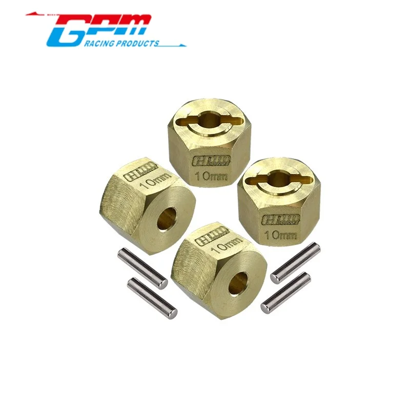 GPM UTB010X/10 BRASS HEX ADAPTERS (12X10MM) FOR AXIAL 1/18 UTB18 CAPRA RC Upgrade
