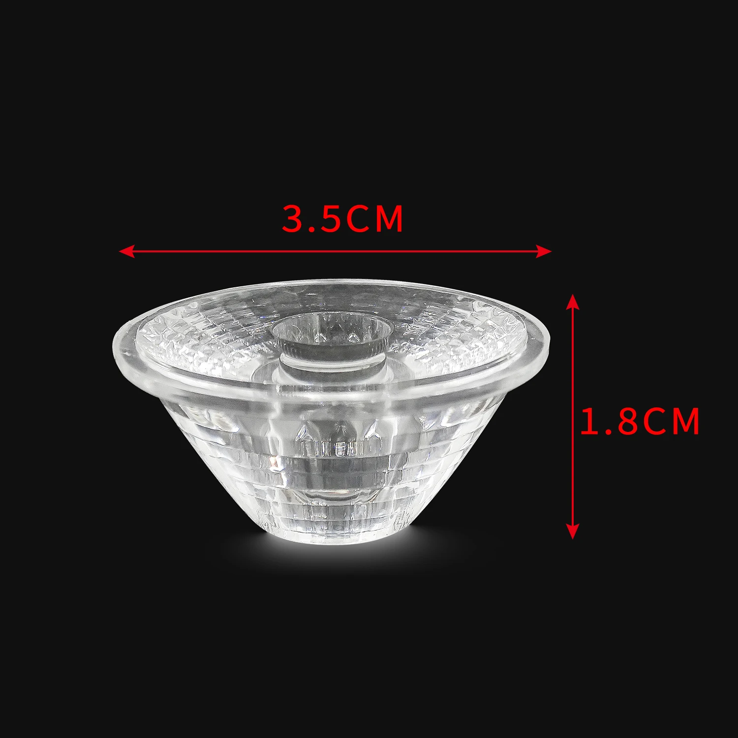 LED Par Lens for 5x12w 7x12w 12x12W 18x18W 18x15w 7x18W 20x12W Stage Lighting System Repair Accessories