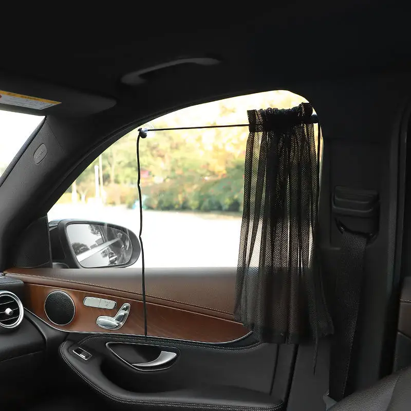Cortinas para proteção solar de carro, janela lateral, proteção solar de verão, 95% bloqueio UV, privacidade automática, capa para janela cega