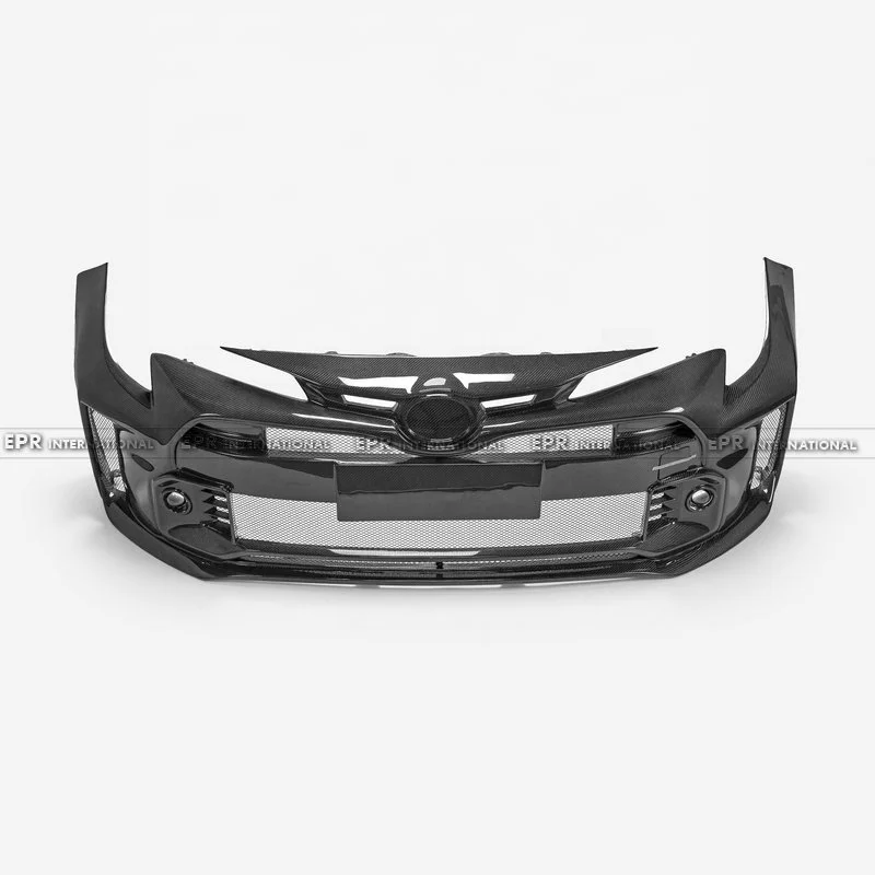Suitable For 19-22 Model Toyota Corolla Auris Front Bumper E210 Sedan Hatchback GR Type High-Quality Carbon Fiber