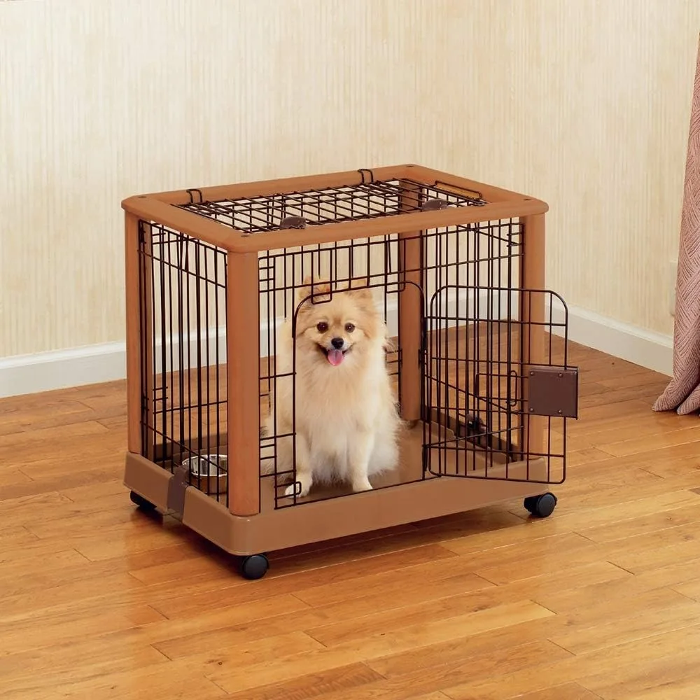 Wood Mobile Pet Pen 640, Autumn Matte Finish