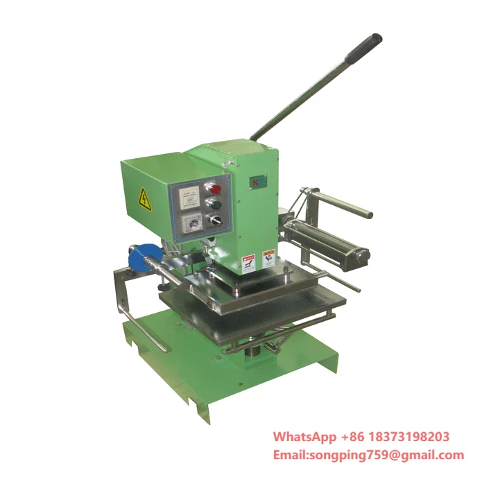 

Hot Sale 220V Manual Flatbed Heat Press Machine for Small Business for Stamping Leather Greeting Cards Architectural Labels/New