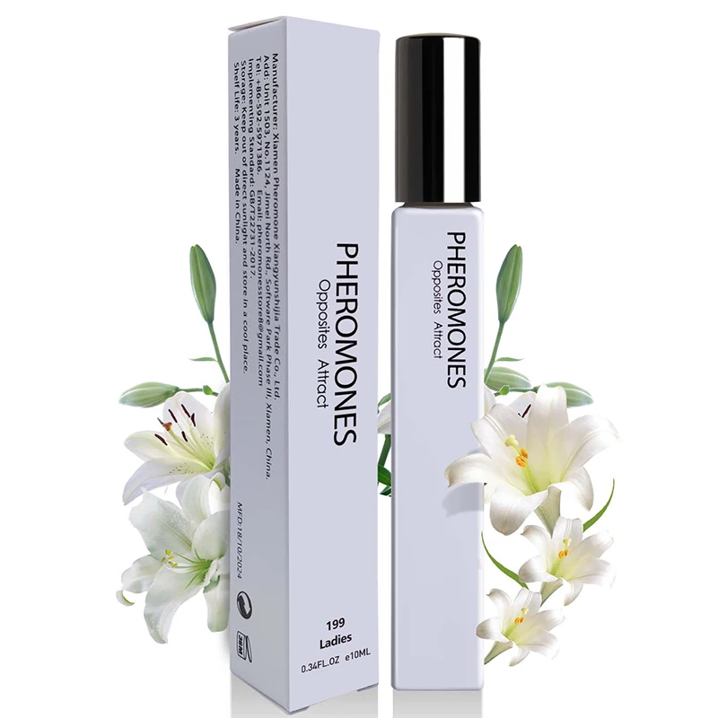 Sexuellement Femme Phéromone-Huile Essentielle Cologne, doux parfum floral et fruité, améliore l'attractivité, la confiance et le charme.