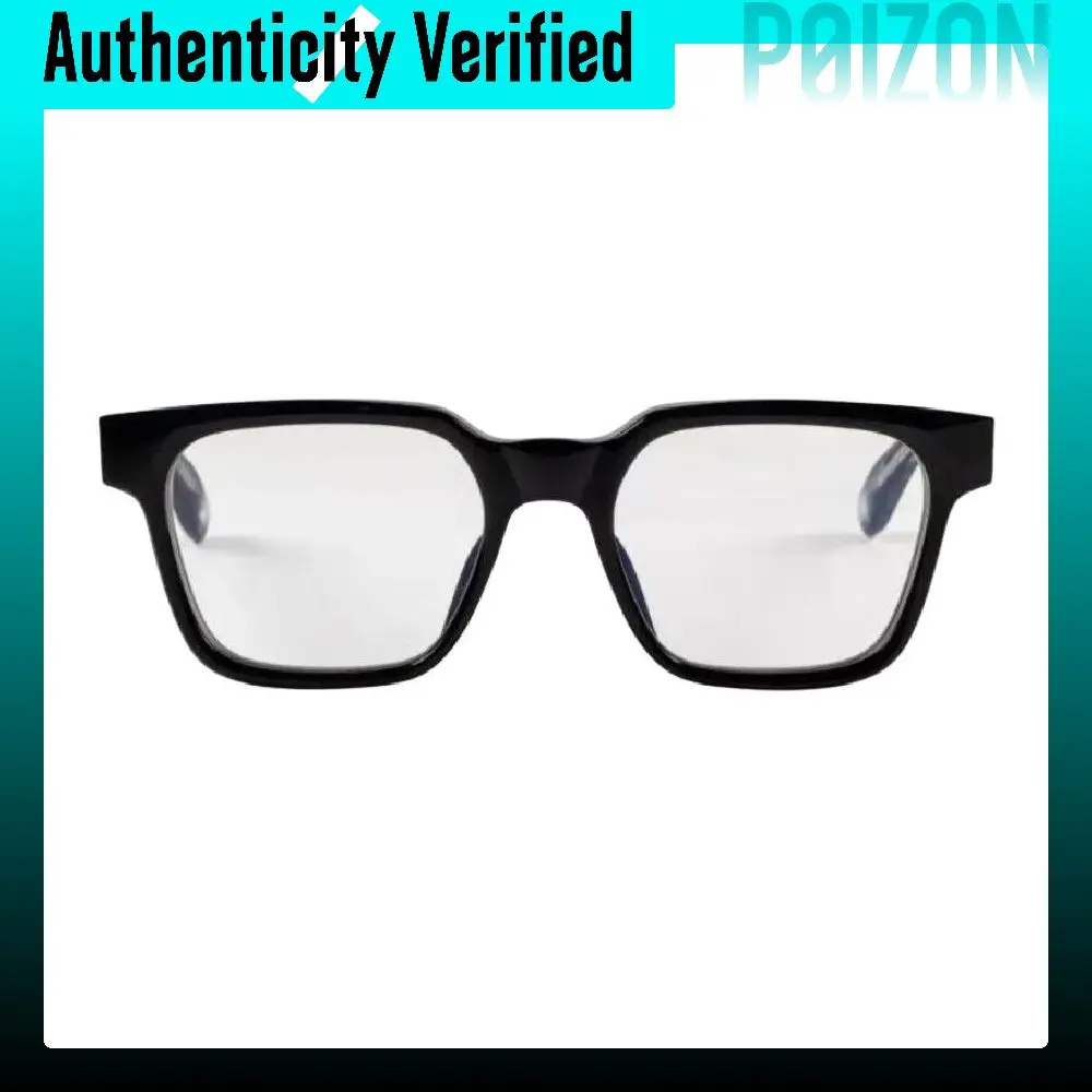 Chrome Hearts Acetate Square Prescription Glasses Men's Black CHRM0860