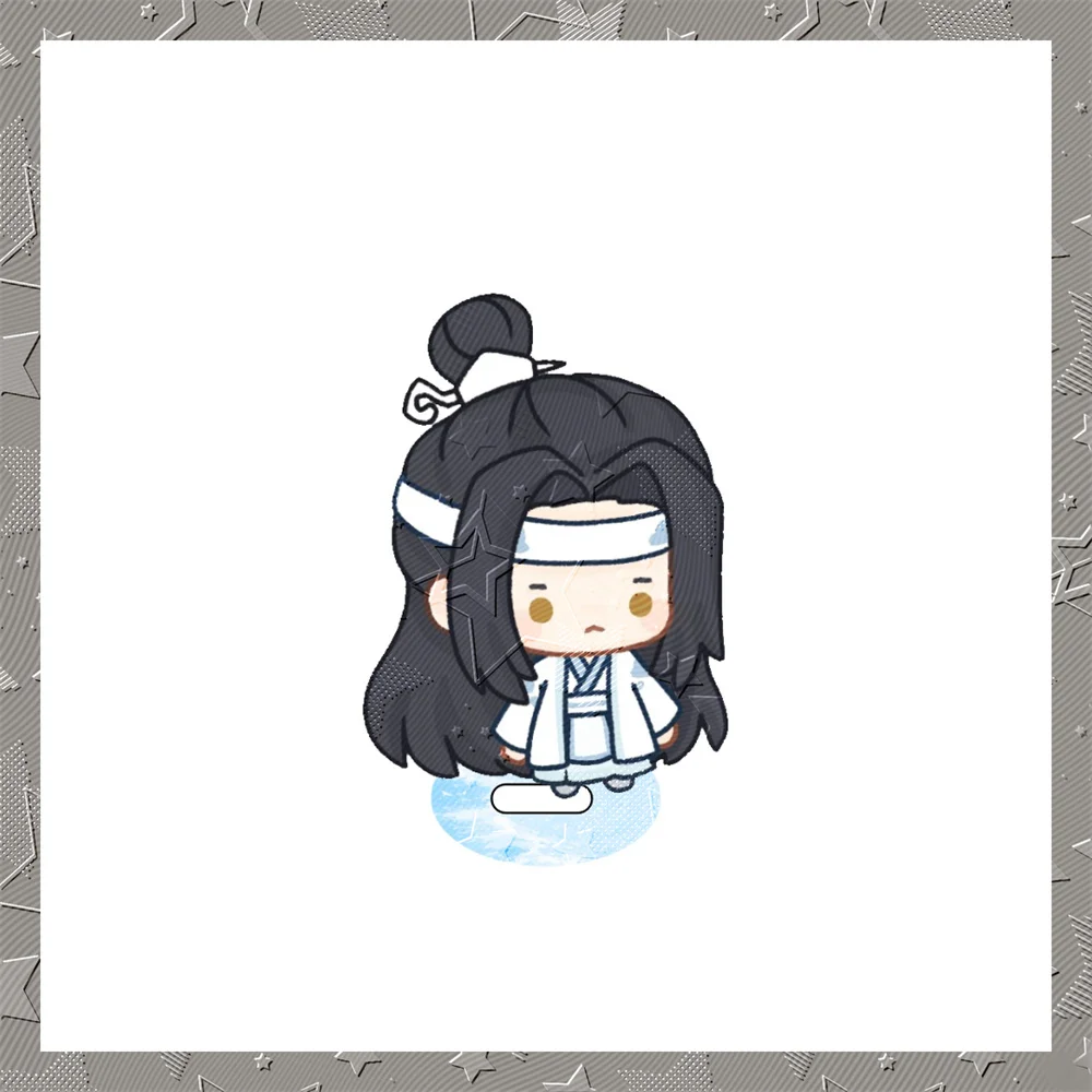 Mo Dao Zu Shi Acrylic 10cm Keychain Stand Model Toys Wei Wuxian Lan Wangji Jiang Cheng Jin Ling Action Figures Collection Props
