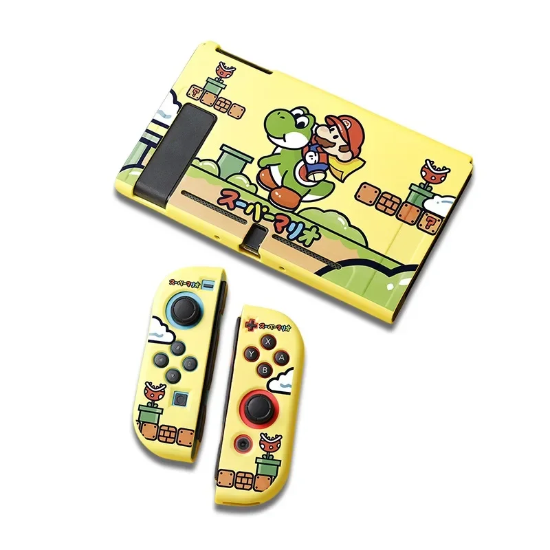 Super Mario Shockproof Switch Case for Nintendo Switch Ns Oled Lite Cartoon Silicone Cartoon Soft Cover Game Console Accessories