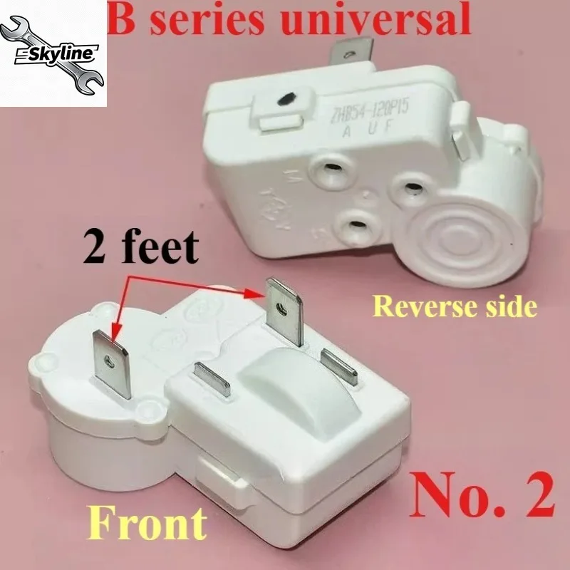 1 Piece Suitable for Refrigerator Compressor PTC Combination Starter, Overload Protector, 6SP90, QP3-12A