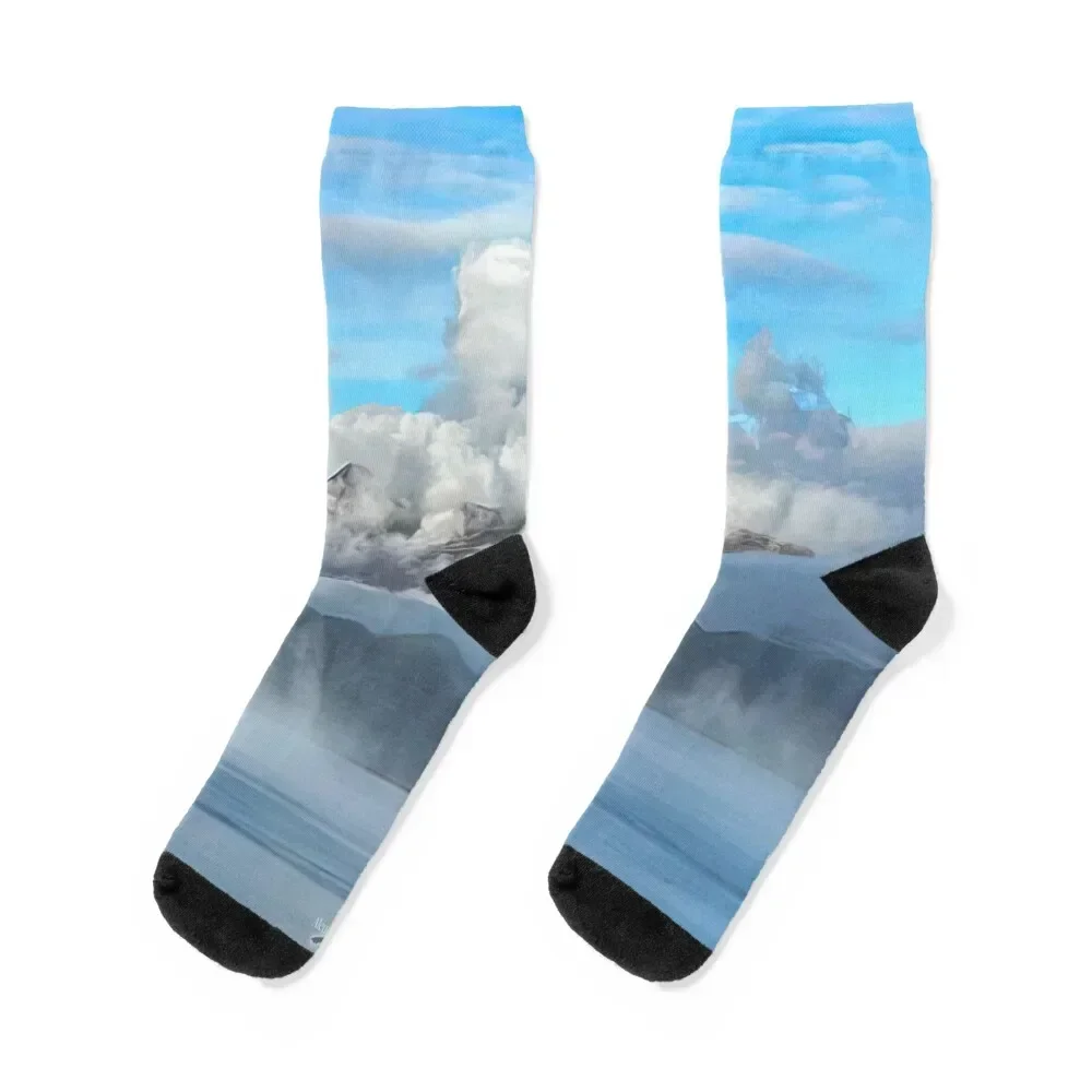 AleutianLife Good Morning Fog Socks FASHION Run Woman Socks Men's