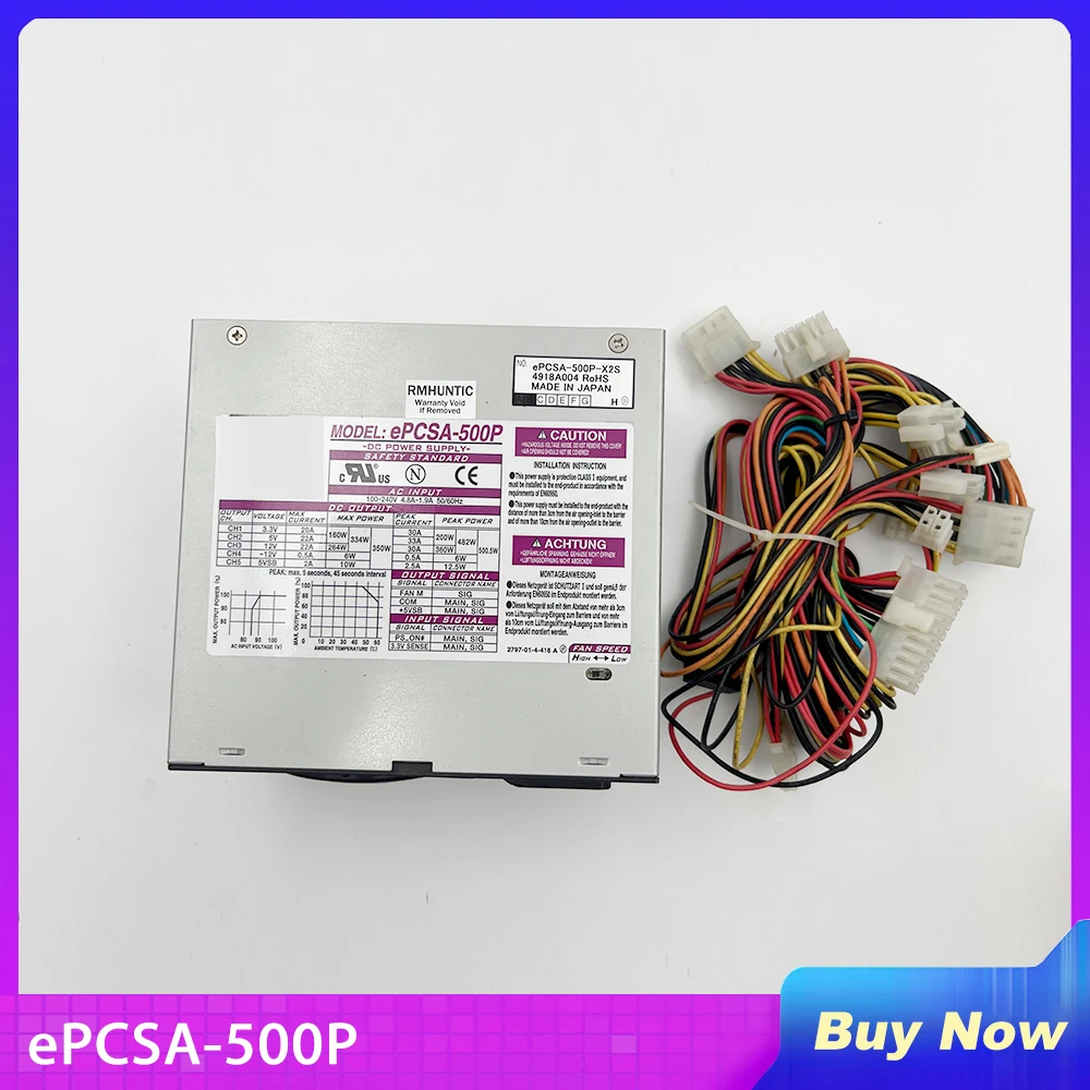 

Medical Equipment Power Supply for Nipron ePCSA-500P ePCSA-500P-X2S 500W