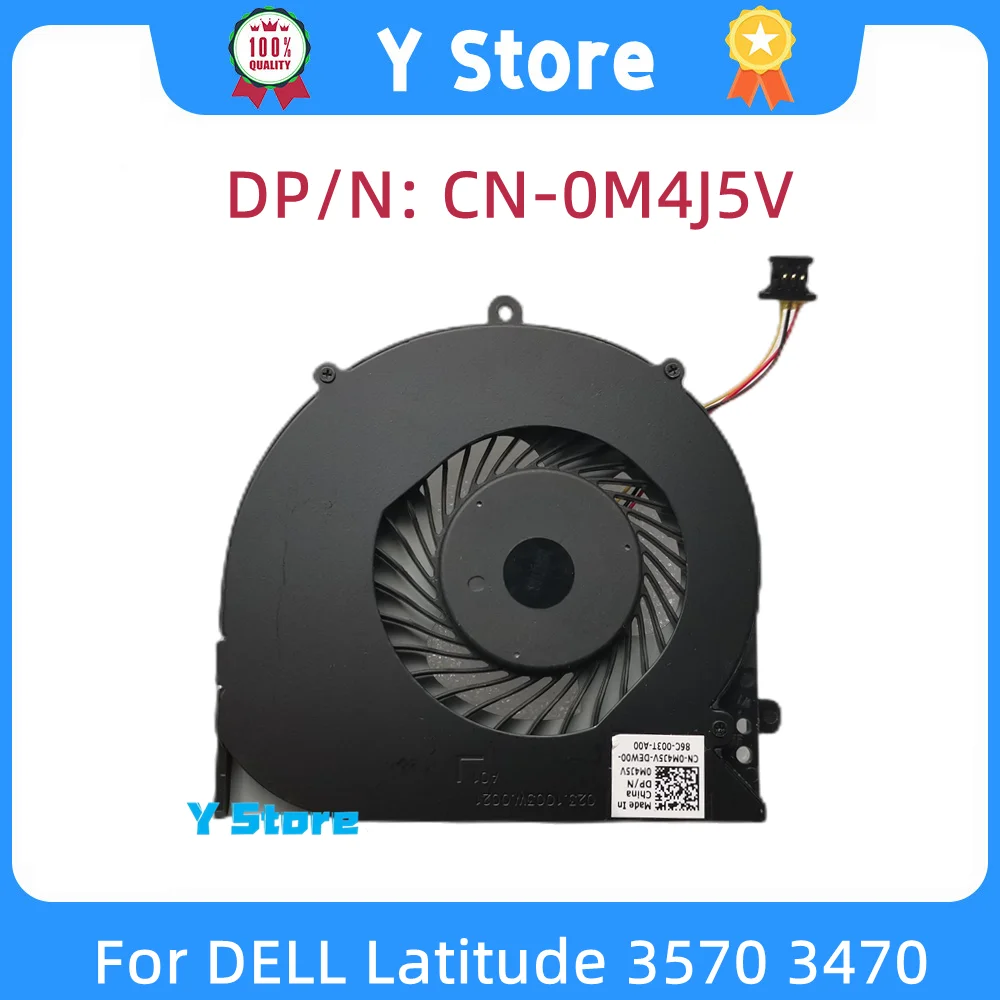 

Новый оригинальный радиатор для ноутбука Y Store для Dell Latitude 3570 3470, вентилятор охлаждения 0M4J5V M4J5V, быстрая доставка