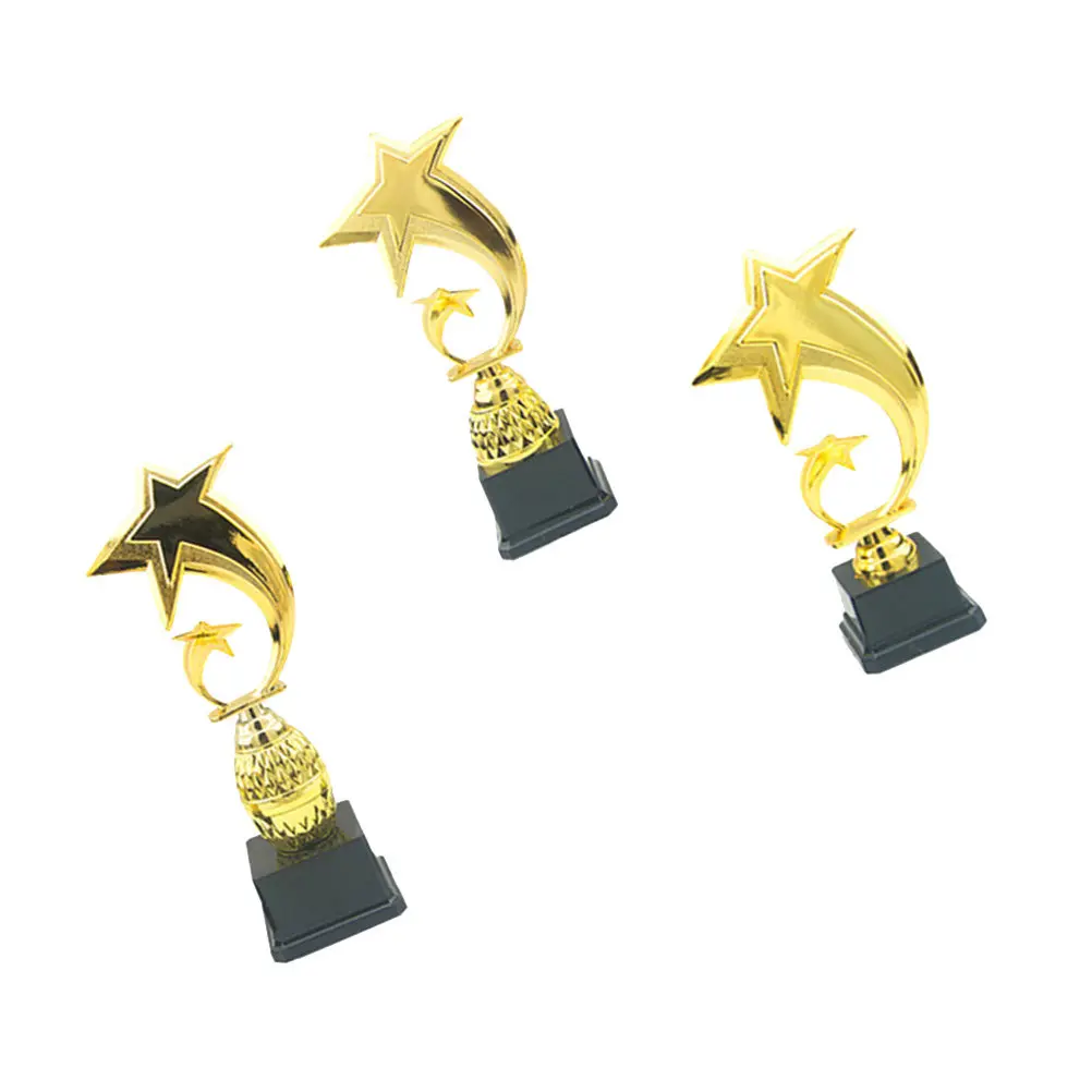 20Cm Plastic Star Trophy Cup Award for School Sports Day Track Field Spelling Bee Classroom Competition Game