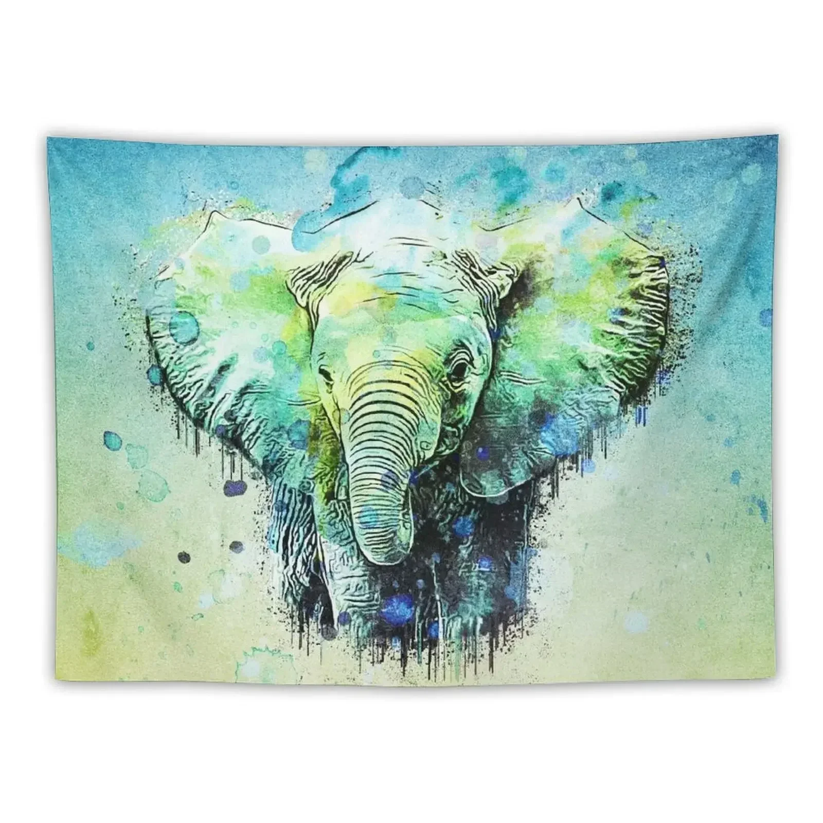 

watercolor elephant Tapestry Home Decorating Home Supplies Tapestry