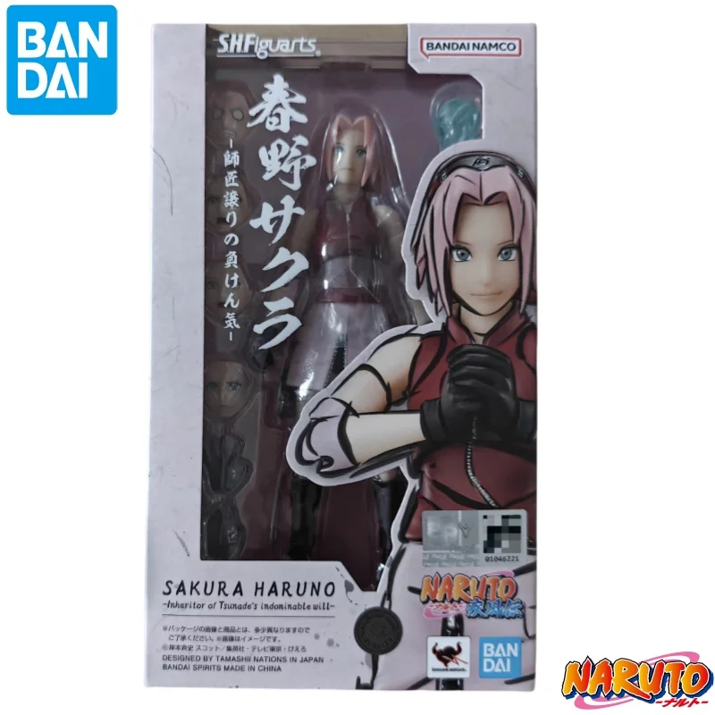 

in stock BANDAI Original BANPRESTO Naruto SHF Haruno Sakura action figure Model Doll Brand New Boxed anime characters
