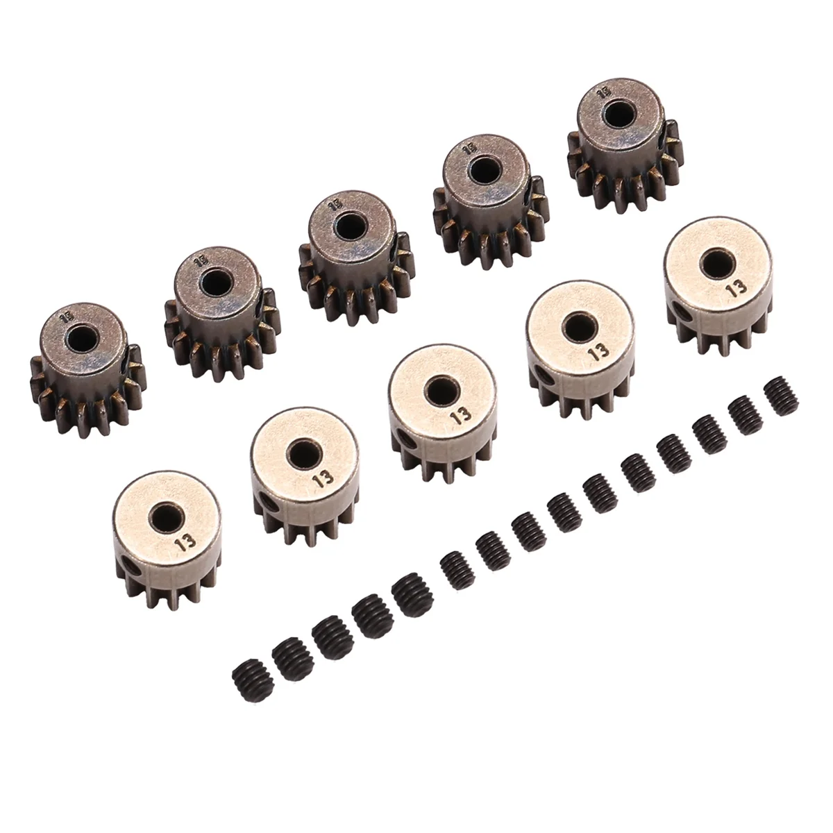 

Modern 10PCS Pinion Gear 32P 5mm 13T 15T Steel for TRX4 RC4WD/D90 D110 Axial Scx10 90046