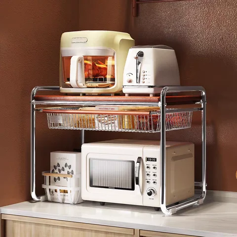 다기능 식탁 높이 조절 가능한 미세파 오븐 수납 선반 식탁 높이 조절 가능한 미세파 전자레인지 수납 선반 다기능 식탁 높이 조절 가능한 수납 선반 높이 조절 가능한 수납 선반 수납 선반