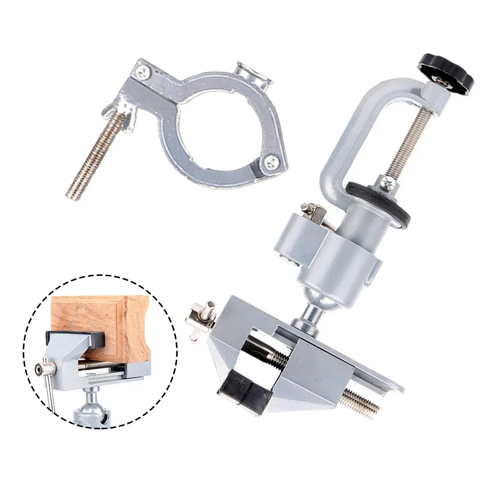 

Table Vise Degree Rotating Multi Function Bracket Fixed Vise For Electric Drill,grinding Tool Aluminum Alloy