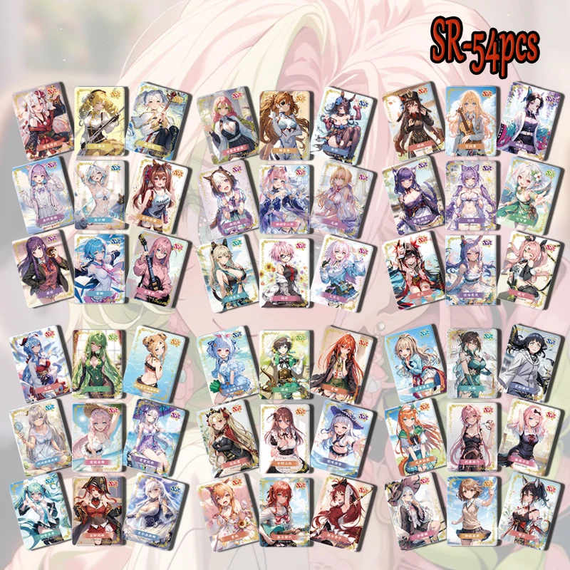 Goddess Story Flower girl SSR ZR SP card Hatsune Miku Ganyu Tokisaki Kurumi Mona ACG boy Toy collection Birthday Christmas gift