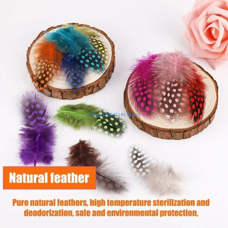 

P88B Pack Of 100 Natural For Crafts Craft Colorful For Dream Catchers Wedding Decoration And School Projects