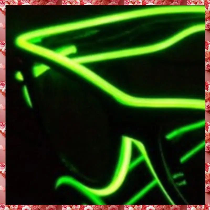 نظارات وامضة للحفلات النيون دعائم للجو لزيادة جو الحفلات