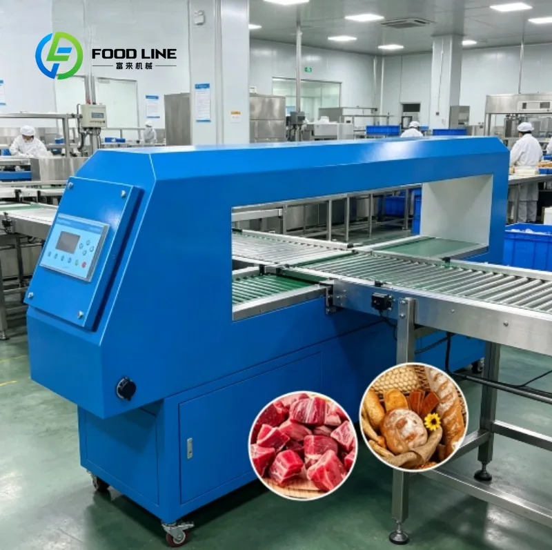 Commercial Food Metal Detector Automatic Metal Detection Machine for Bakery Snack Meat and Beverage Industry
