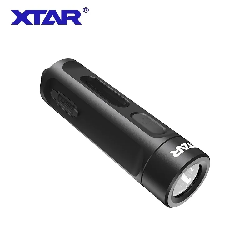 XTAR T1 Multi-purpose EDC light with five colors Keychain Light USB Type-C rechargeable mini LED flashlight