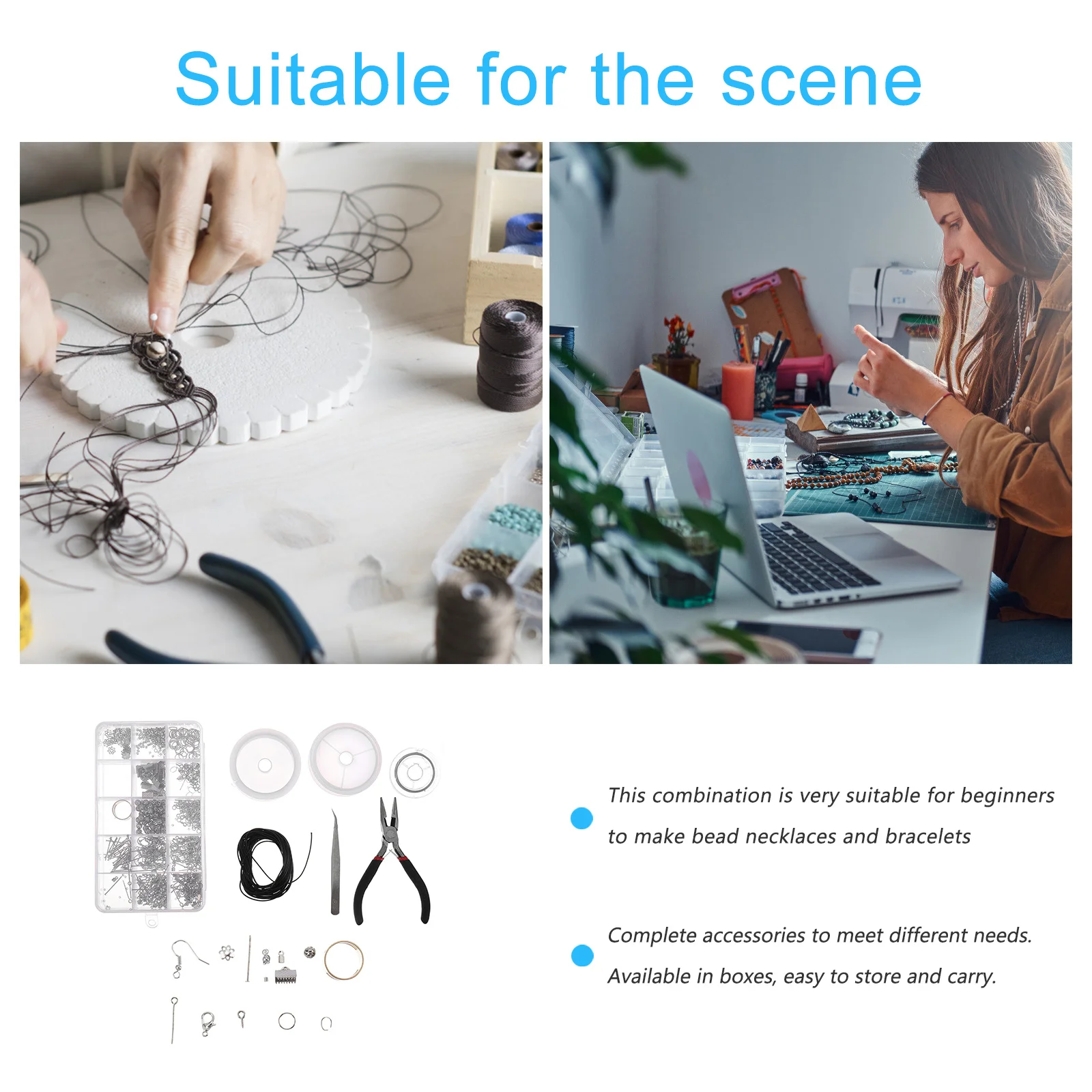 

1047 шт., комплект ювелирных изделий «сделай сам», полные аксессуары, креативное ожерелье «Свобода», серьги, браслет, изготовление для женщин, подарки