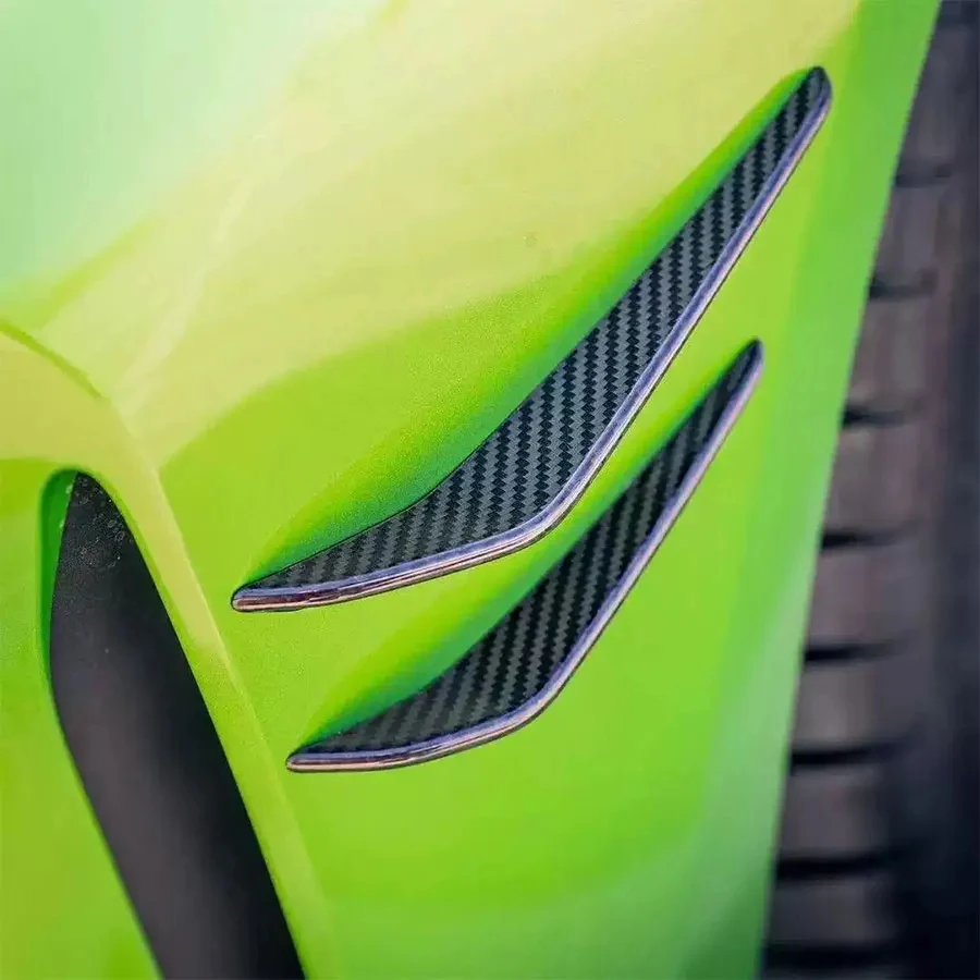 

For BMW M3 G80 M4 G82 G83 Carbon Fiber Car Front Bumper Wind knife Splitter Spoiler Canard Air Knife Trim Body kits MP Style