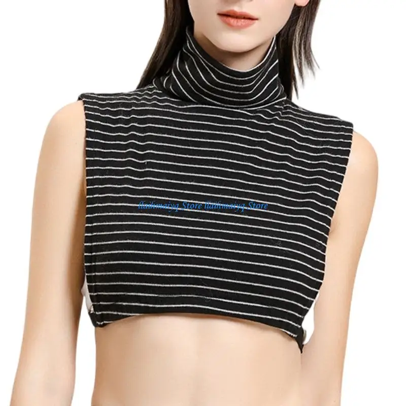 573B مخطط متعدد الأطواق ذوي الياقات البيضاء قابلة للفصل