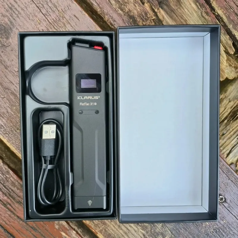 Klarus X1 Ultra-thin EDC Tactical Flashlight Luminus SST-70 LED 4200LM Outdoor Emergency Torch Light Built-in Battery for Hiking