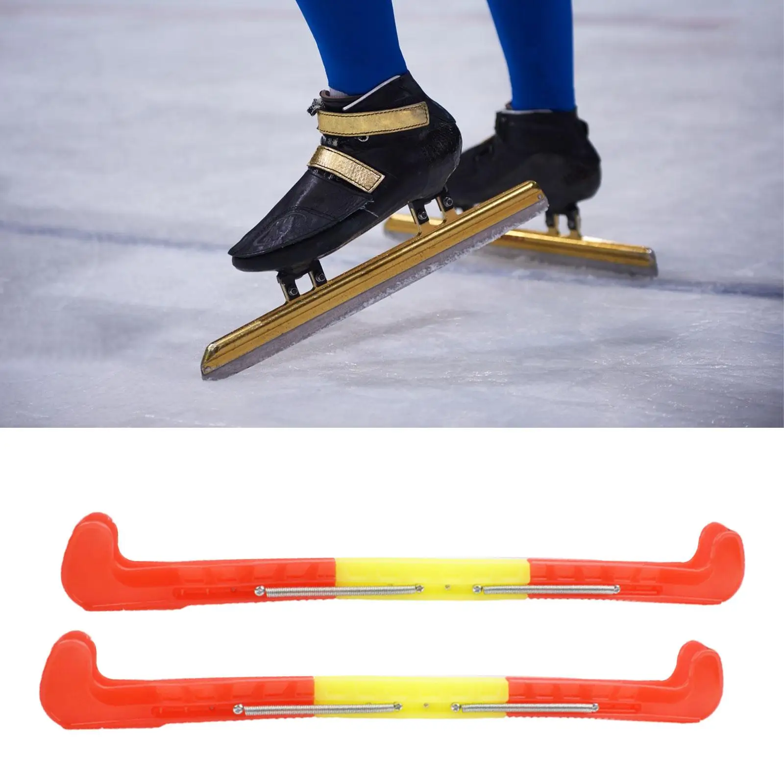 Figure Skate Guards Repalcement Skating Blade Walking Covers Skates Blade Guard for Kids Teens Adult Boys Girls Sports Practice