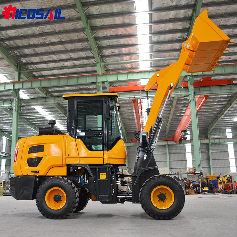 Mini Skid Steer Loader Hot Sale China Brand Diesel Wheel Compact Type With CE EPA Engine for Garden Use