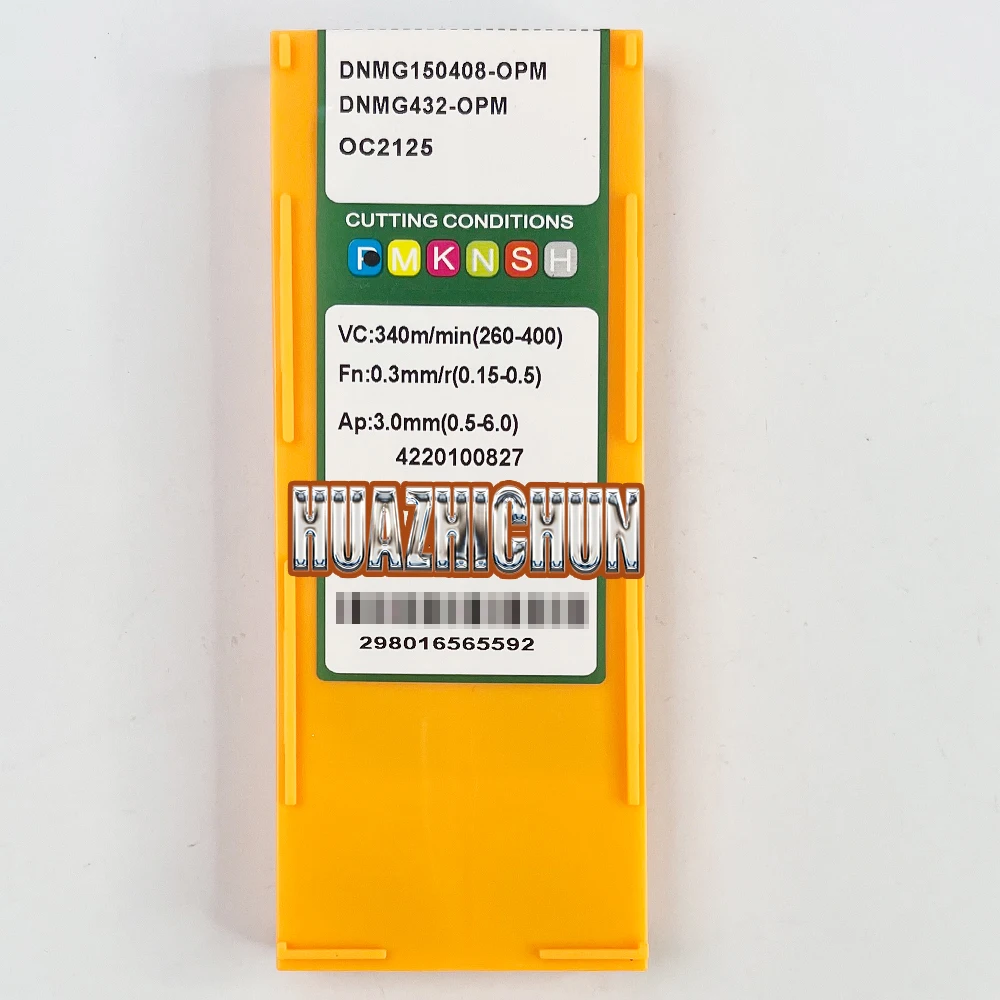 HUAZHICHUN DNMG150408-OPM OC2125 wkładki z węglika CNC do P