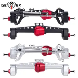 AR45P Offset Portal Axle with Constant Velocity Driveshift Two Servo Mount and Steering Rodfor for 1/10 RC Crawler Car SCX10 III