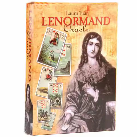 New Arrival High Quality Laura Tuan Lenormand Oracle Tarot Cards Fortune Guidance Telling Divination Deck Board Game