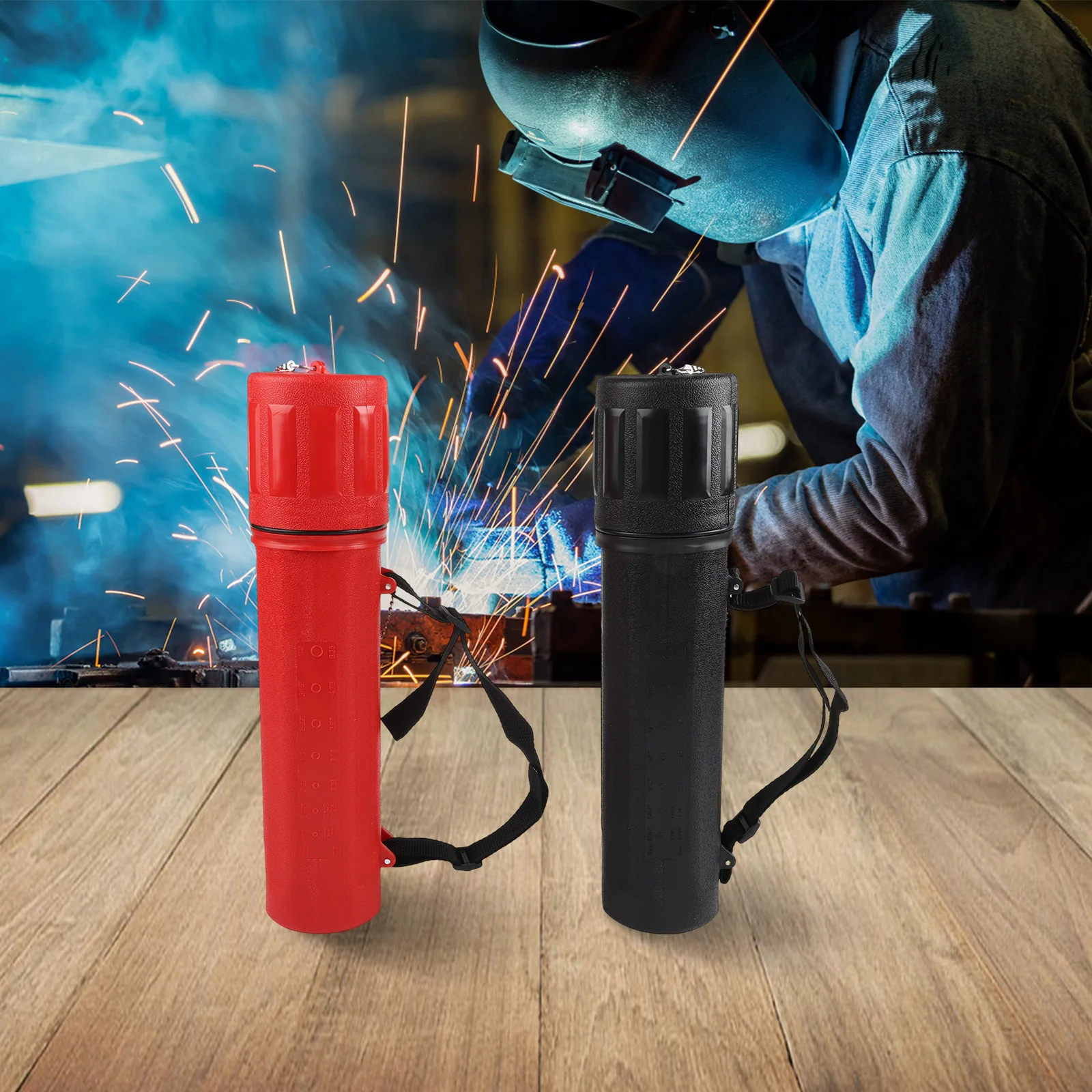 

Electrode Transport Welding Rod Storage For Job Sites Convenient Portability Long-lasting Protection Measuring Scale