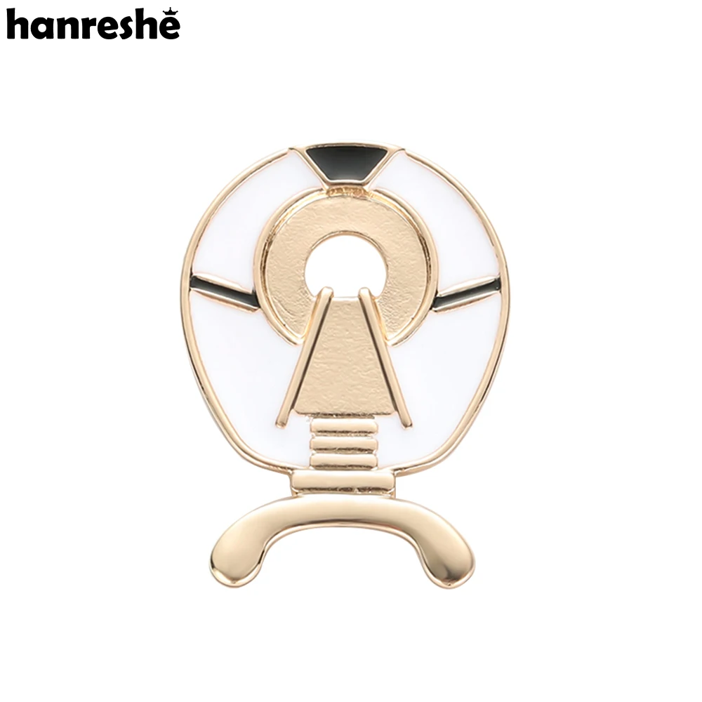 Hanreshe Nuclear Magnetic Resonance Brooch Pin Medical Lapel Backpack Enamel Badge Medicine Jewelry for Radiology Doctors Nurses