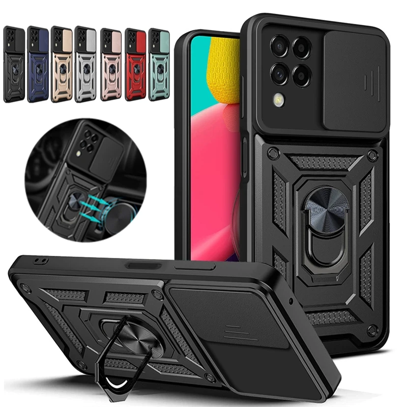 For Samsung Galaxy M53 5G Case Slide Camera Armor Phone Case For Samsung M53 M 53 SM-M536B 6.7