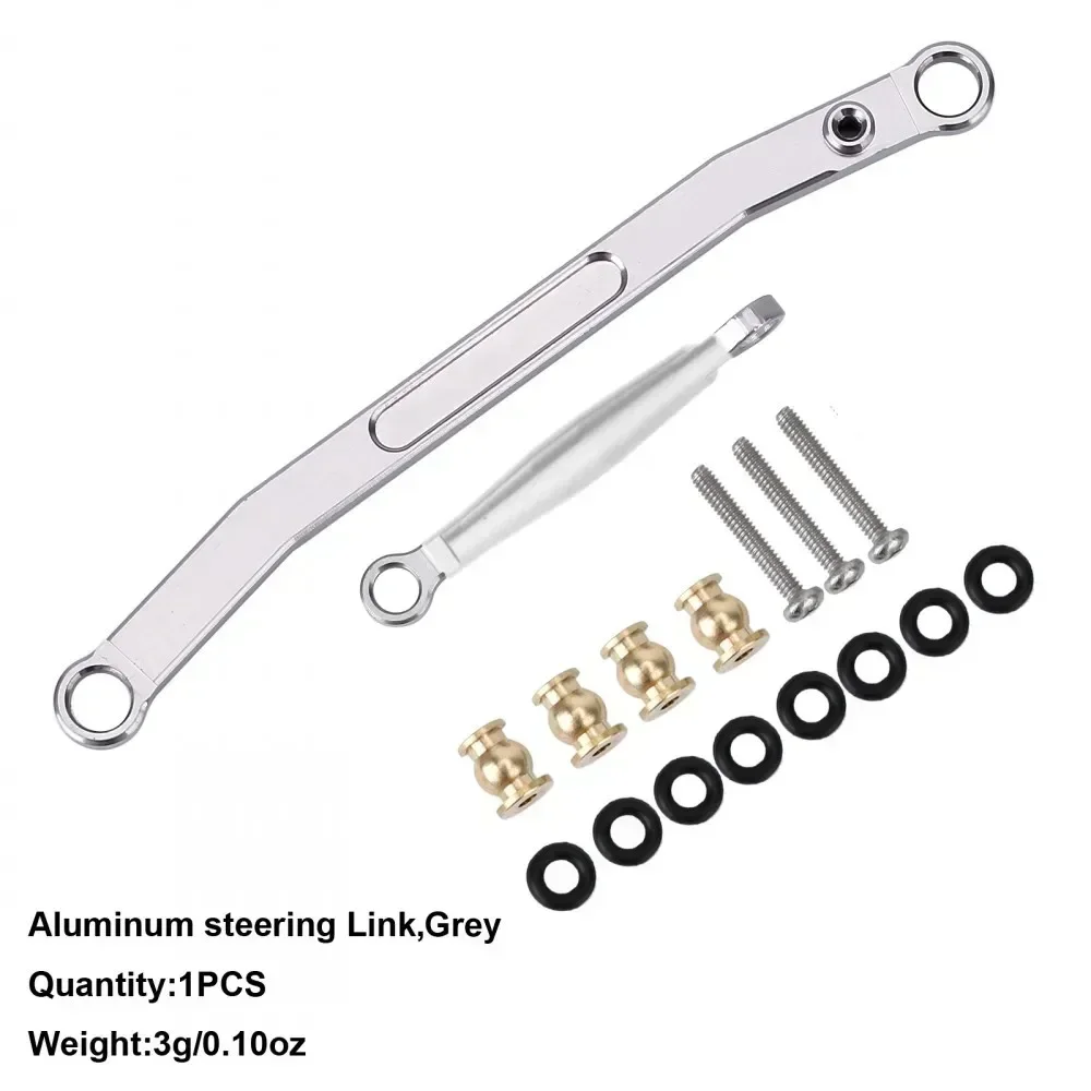 Aluminiumlegierungsmaterial CNC-Frontlenkgestänge-Set für Axial SCX24 90081 RC Crawler Upgrade-Teile
