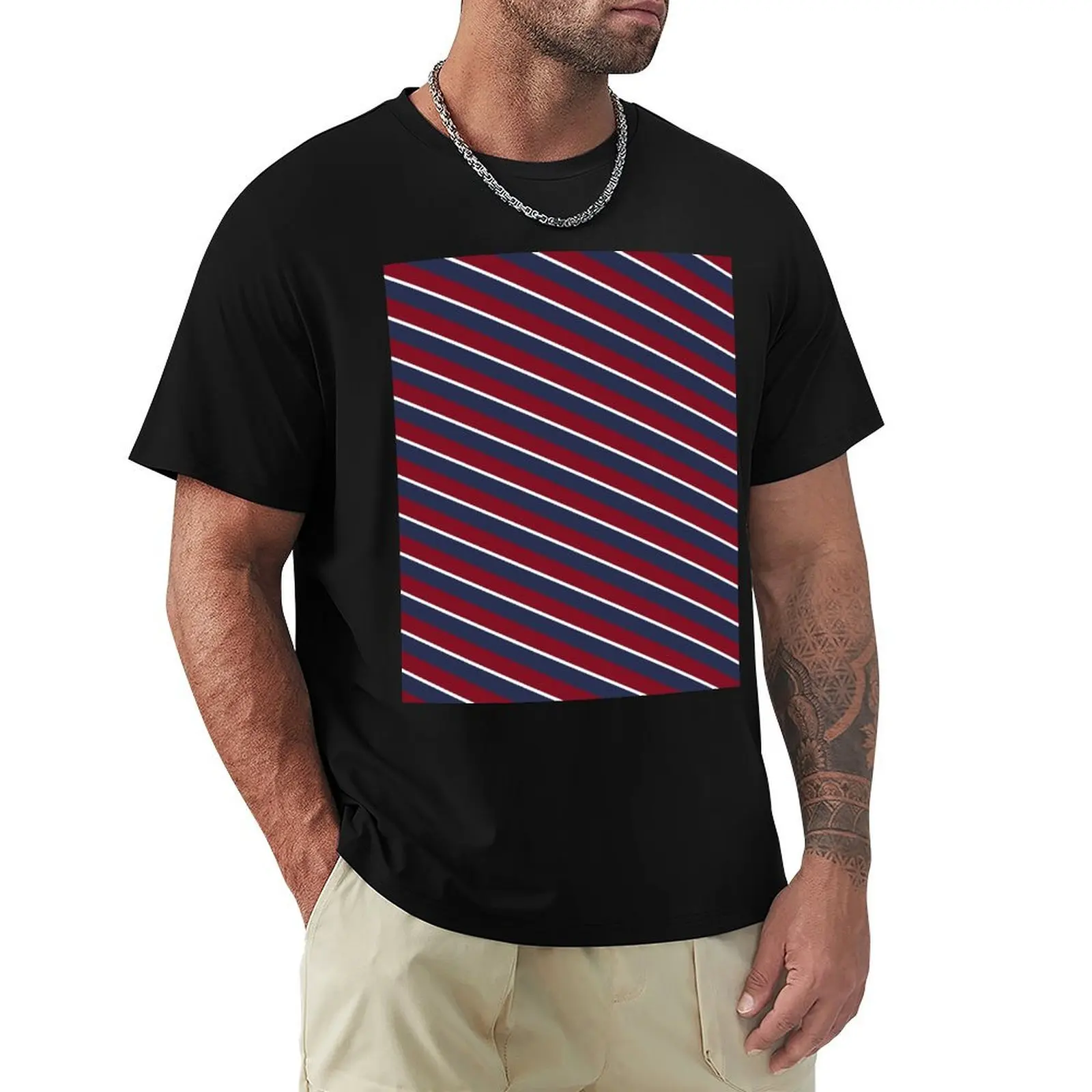 UARS blazer lining pattern T-Shirt t shirts for man cotton T-Shirt