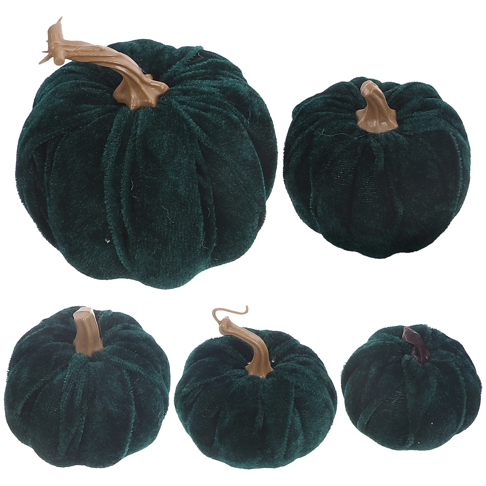 

5 Pcs Fake Pumpkin Decoration Harvest Party Simulation Small Halloween Home Photo Prop Non fading Foam Indoor Outdoor