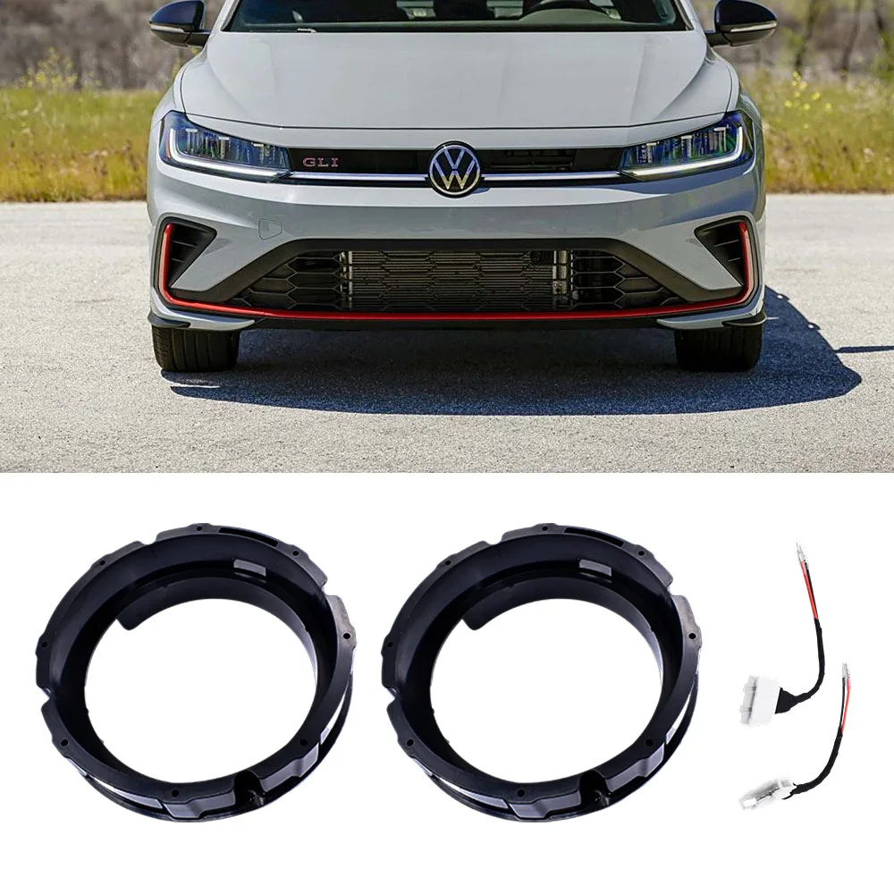 1pair Car Speaker Adapter for Volkswagen Magotan Sagitar Tiguan Skoda Octavia Audio Mount 6.5 8 Inch Special with Lossless Plug
